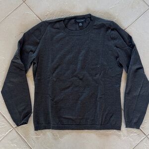 Banana Republic Women's Dark Gray Crew Neck Sweater